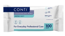 Conti Supersoft Patient Dry Wipes 30x28cm 16x100