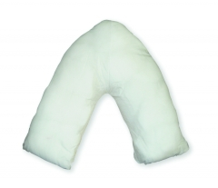Fire Retardant MRSA Resistant Wipe Clean V Shaped Pillow
