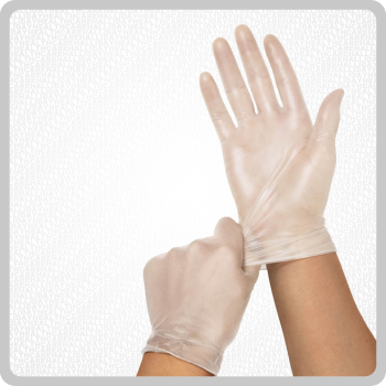 Vinyl Powder Free Examination Gloves