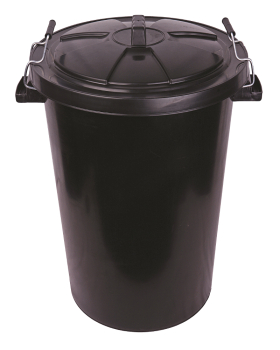 90 Litre Dustbin - Black 90 Litre Dustbin - Black