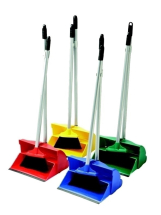 Long Handled Dustpan and Brush Set - Yellow