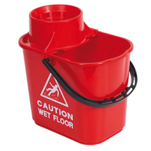 Red Contract Bucket With Wringer