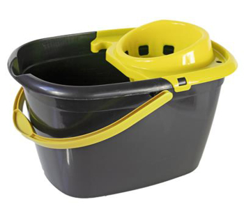 Yellow Value Bucket With Wringer 14L - Recycled