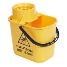 Yellow Contract Bucket With Wringer