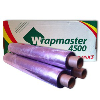 Wrapmaster 4500 Cling Film Refill 18Inch / 45cm x 300m 1x3
