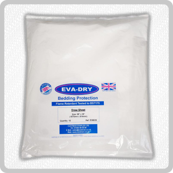 Eva-Dry Waterproof Draw Sheets 1x10