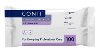 Conti Lite Cleansing Dry Wipes Large | 30 X 28 Cm | Pack Of 100