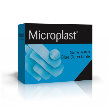 Blue Detectable Assorted Sterile Plasters 1x100 Blue Detectable Assorted Sterile Plasters 1x100
