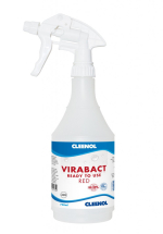 Virabact Red Surface Sanitiser Refillable Empty Spray Bottles 1x6