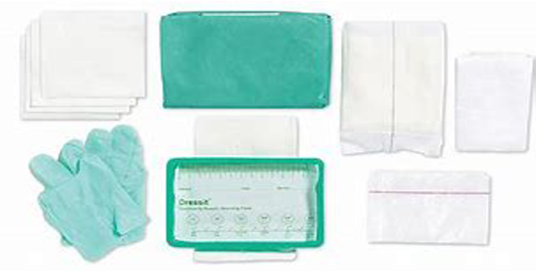 Dressing Pack Ruler Wound CareDressit Aseptic Dressing Pack Med-Lrg Glove 1x10 - Halliday ...