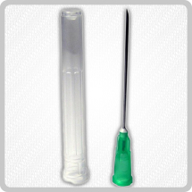 Hypodermic Needle Green 21gx1.5inch 1x100