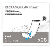 iD Rectangular Insert Pad Extra 4X28