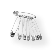 Safety Pins - Pack of 6 Safety Pins - Pack of 6