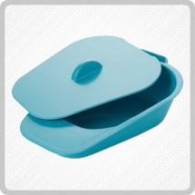 Plastic Female Slipper Urinal Pan With Lid