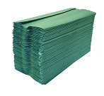 Green C-Fold Hand Towels 1Ply 1x2850