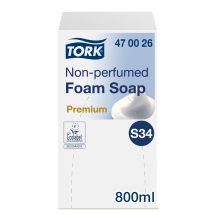 Tork Foam Soap Non-Perfumed 6x800ml Tork Foam Soap Non-Perfumed 6x800ml