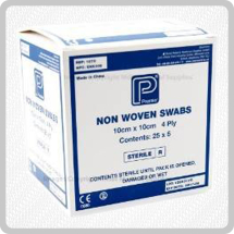 Gauze Swabs Non Woven 10x10cm Sterile 1x5