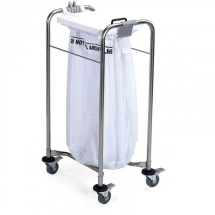 Medi-Cart 1 Bag Laundry Trolley with White Lid