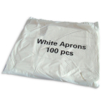 Deluxe White Aprons Flat Pack 10x100