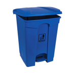 45 Litre Plastic Pedal Bin - Blue