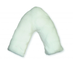 Fire Retardant MRSA Resistant Wipe Clean V Shaped Pillow
