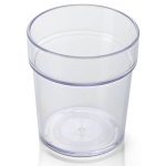 Plastic Beaker Clear Glass Style - 280ml