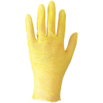 Yellow Vinyl Medium P/Free Gloves 10x100