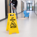 Folding Wet Floor Sign