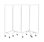 Screen Frame Only White 4 Panels (excluding curtains)