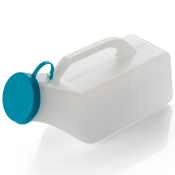 Plastic Male Urinal With Cap