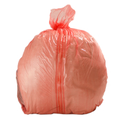 Long Red Soluble Strip Laundry Bags 4x50