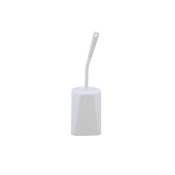 Closed Toilet Brush Set White