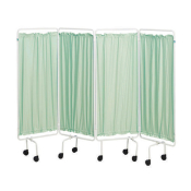 Screen Frame & Curtains Green (4 Panels)