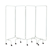 Screen Frame Only White 4 Panels (excluding curtains)