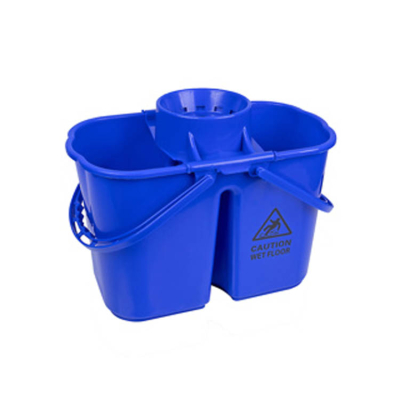 Blue Double Bucket with Wringer