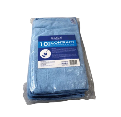 Microfibre Cloths - Blue 1x10