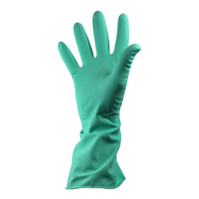 Rubber Gloves Medium Green (1 Pair)