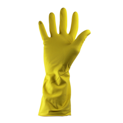 Rubber Gloves Large Yellow (1x12)