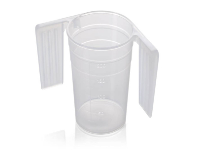 Plastic Beaker Feeder Cup With Handles - 250ml