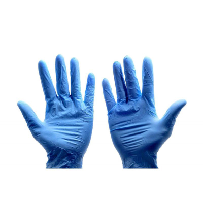 Blue Vinyl Extra Large P/Free Gloves 10x100