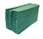 Green C-Fold Hand Towels 1Ply 1x2520