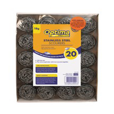 Stainless Steel Scourers 1x20