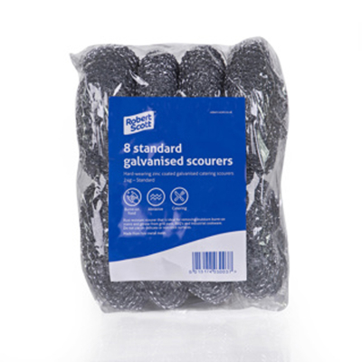 Galvanised Steel Scourers Deluxe 1x8