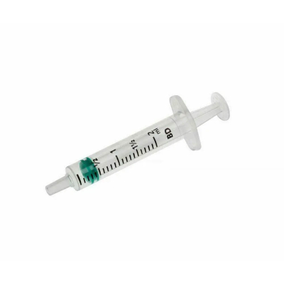 BD Plastipak 2ml Luer Slip Tip Syringes 1x100