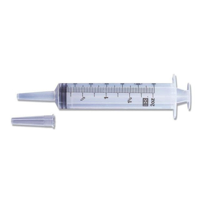 BD Plastipak 50ml Catheter Tip Syringes 1x60