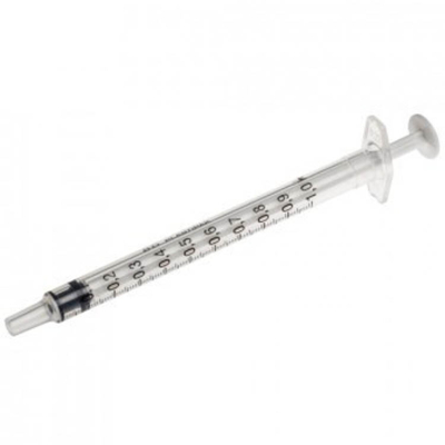 BD Plastipak 1ml Luer Slip Tip Syringes 1x120