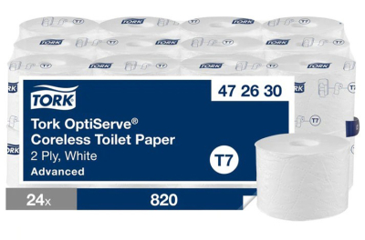 Tork Optiserve® Coreless Toilet Roll 2ply 820 Sheets 1x36