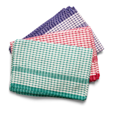 Tea Towels Assorted Colours 1x10